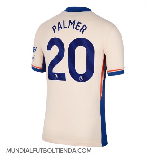 Camiseta Chelsea Cole Palmer #20 Segunda Equipación Replica 2024-25 mangas cortas